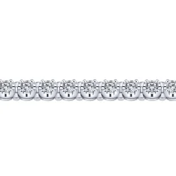 Best Gabriel & Co. 14K White Gold Diamond Tennis Bracelet