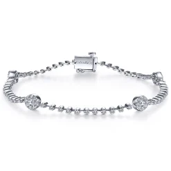 Sale Gabriel & Co. 14K White Gold Diamond Tennis Bracelet