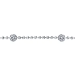 Sale Gabriel & Co. 14K White Gold Diamond Tennis Bracelet