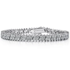 Sale Gabriel & Co. 14K White Gold Diamond Tennis Bracelet