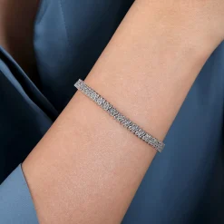 Sale Gabriel & Co. 14K White Gold Diamond Tennis Bracelet