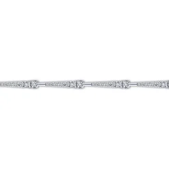 Outlet Gabriel & Co. 14K White Gold Diamond Tennis Bracelet