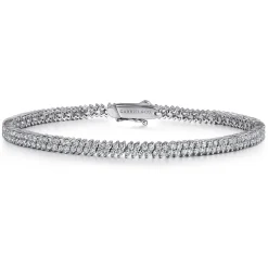Outlet Gabriel & Co. 14K White Gold Diamond Tennis Bracelet