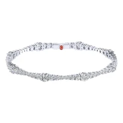 Discount Gabriel & Co. 14K White Gold Diamond Tennis Bracelet