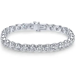Best Gabriel & Co. 14K White Gold Diamond Tennis Bracelet