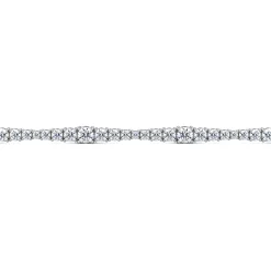 Hot Gabriel & Co. 14K White Gold Diamond Tennis Bracelet