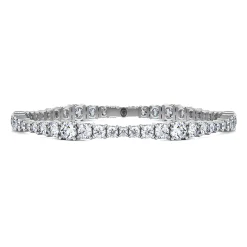 Hot Gabriel & Co. 14K White Gold Diamond Tennis Bracelet