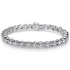 Hot Gabriel & Co. 14K White Gold Diamond Tennis Bracelet