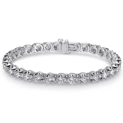 Hot Gabriel & Co. 14K White Gold Diamond Tennis Bracelet