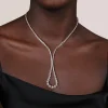 Clearance Gabriel & Co. 18K White Gold Diamond Tennis Necklace