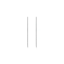 Outlet Gabriel & Co. 14K White Gold French Pave 70mm Round Inside Out Diamond Hoop Earrings