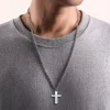 Outlet Gabriel & Co. 14K White Gold Geometric Cross Pendant