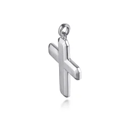Outlet Gabriel & Co. 14K White Gold Geometric Cross Pendant