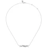 Gabriel & Co. 14K White Gold Graduating Diamond Spike Bar Necklace