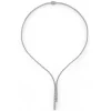 Hot Gabriel & Co. 18K White Gold Graduating Diamond Necklace
