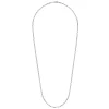 Sale Gabriel & Co. 14K White Gold Hollow Paperclip Chain Necklace