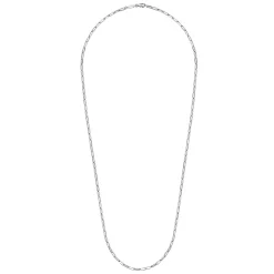 Sale Gabriel & Co. 14K White Gold Hollow Paperclip Chain Necklace