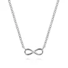 Hot Gabriel & Co. 14K White Gold Infinity Pendant Necklace