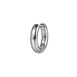 Sale Gabriel & Co. 14K White Gold Mens Round Tube Single Huggie Earring