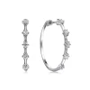 Online Gabriel & Co. 14K White Gold 30mm Classic Diamond Hoop Earrings