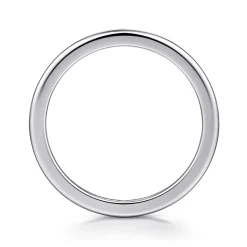 Gabriel & Co. 14K White Gold 1mm Mini Spacer Band