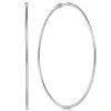 Online Gabriel & Co. 14K White Gold 70mm Round Classic Hoop Earrings