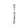 Sale Gabriel & Co. 14K White Gold Prong Set Marquise and Round Diamond Eternity Band - 0.75 ct