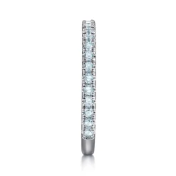 Sale Gabriel & Co. 14K White Gold Sky Blue Topaz Stackable Ring
