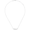 Discount Gabriel & Co. 14K White Gold Zig Zag Diamond Necklace