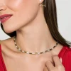 New Gabriel & Co. 14K White Yellow Diamond Necklace