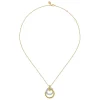 New Gabriel & Co. 14K White Yellow Gold Bujukan Diamond Pendant Necklace
