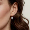 Outlet Gabriel & Co. 14K White Yellow Gold Bujukan Diamond Drop Earrings
