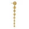Online Gabriel & Co. 14K White Yellow Gold Diamond and Bujukan Ball Graduating Stud Drop Earrings