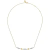 Clearance Gabriel & Co. 14K White Yellow Gold Diamond Kite Bar Necklace