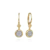 Sale Gabriel & Co. 14K White Yellow Gold Diamond Lever Back Earrings-Bujukan