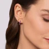 Best Gabriel & Co. 14K Yellow Gold Amethyst Stuggies Earrings
