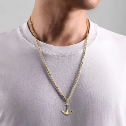 Online Gabriel & Co. 14K Yellow Gold Anchor Pendant