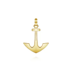 Online Gabriel & Co. 14K Yellow Gold Anchor Pendant