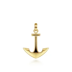 Online Gabriel & Co. 14K Yellow Gold Anchor Pendant