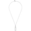 Gabriel & Co. 14K Yellow Gold and 925 Sterling Silver Bujukan Link Pendant Necklace