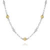 Outlet Gabriel & Co. 14K Yellow Gold and 925 Sterling Silver Bujukan Beads Station Necklace
