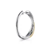 Sale Gabriel & Co. 14K Yellow Gold and 925 Sterling Silver Bujukan Criss Cross Intricate Hoop Earrings
