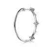 Gabriel & Co. 14K Yellow Gold and 925 Sterling Silver Bujukan and London Blue Topaz Classic Hoop Earrings