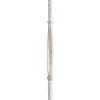 New Gabriel & Co. 14K Yellow Gold and 925 Sterling Silver Bujukan Criss Cross Bar Necklace