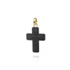 Gabriel & Co. 14K Yellow Gold and Titanium Cross Pendant