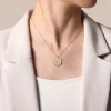 Gabriel & Co. 14K Yellow Gold Angel Pendant Necklace