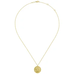 Gabriel & Co. 14K Yellow Gold Angel Pendant Necklace