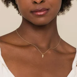 Hot Gabriel & Co. 14K Yellow Gold Angel Wings Pendant Necklace