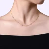 Hot Gabriel & Co. 14K Yellow Gold Beaded Station Necklace-Bujukan