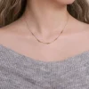 Outlet Gabriel & Co. 14K Yellow Gold Beaded Station Necklace-Bujukan